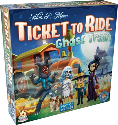 Ticket to Ride Ghost Train Juego de mesa Temático de estrategia Diversión familiar Aventura para adultos y niños A partir de 6 años 2-4 jugadores