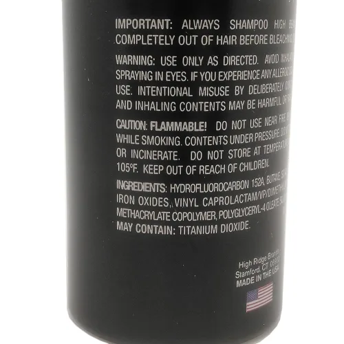 Miniatura 4 de High Beams Espesante de color temporal en spray para el cabello, negro, 2.7 oz (paquete de 3)