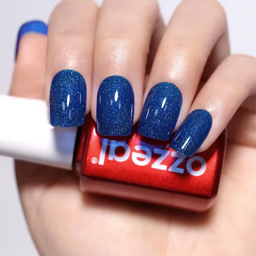 Miniatura 12 de Esmalte de Uñas en Gel con Purpurina, Esmalte de Uñas en Gel con Purpurina Rojo Sangre Brillante con Destellos, Esmalte de Uñas en Gel con Purpurina