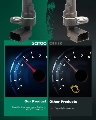 Miniatura 5 de SCITOO Sensor de posición del árbol de levas apto para Chrysler para 300 2005-2010, para Chrysler para Concorde 1998-2004 4609089AC 4609089AD