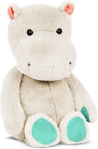 Miniatura 14 de B. toys – Conejo de peluche de 30 cm suave y mullido lavable – Tonos felices – Conejo Peppy Mint – 0 meses+ Conejito gris hielo
