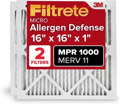 Miniatura 21 de Filtrete - Filtro de aire para aire acondicionado y calefactor, 12 x 12 x 1 pulgadas, MPR 1 MERV 11, defensa contra alérgenos, paquete de 2