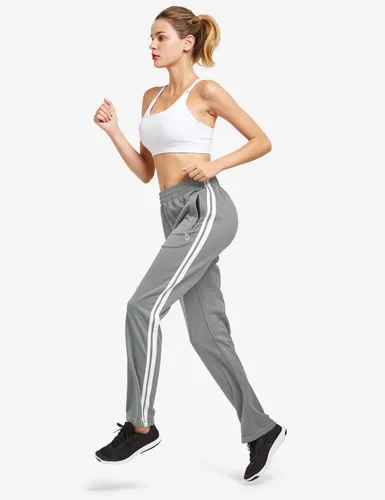 Miniatura 4 de BALEAF Pantalones deportivos para mujer, pantalones deportivos para correr, bolsillos con cremallera, pantalones deportivos para calentar, casuales