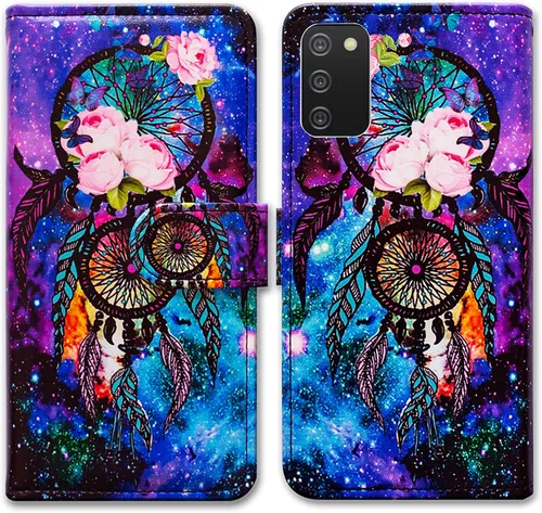 Miniatura 13 de Bcov Funda para Samsung Galaxy A02s, diseño de pájaro negro y verde con tapa para teléfono con ranura para tarjeta y soporte para Samsung Galaxy A02s