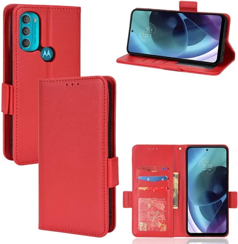 Miniatura 297 de Funda de piel sintética compatible con Motorola Moto E22 4G, funda de piel sintética compatible con Motorola Moto E22i 4G, color negro