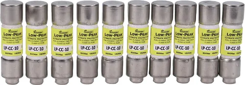 Miniatura 2 de BUSSMANN LP-CC-10 de bajo pico, 10 amperios Clase Cc 600V fusibles, punta - 1 caja de 10