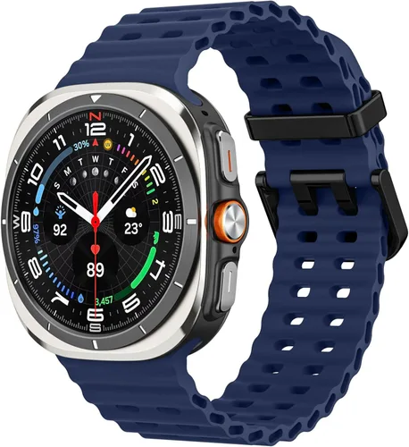 Miniatura 20 de MoKo Correa deportiva compatible con Samsung Galaxy Watch Ultra Band de 1.850 in (2024) para mujeres y hombres, correa de reloj impermeable
