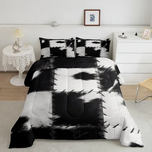 Miniatura 22 de Erosebridal Western Cowgirl Twin Bedding Set Western Cowboy Comforter Set for Kids Girls Horseshoe Boots Southwestern Comforter Wild West Cactus