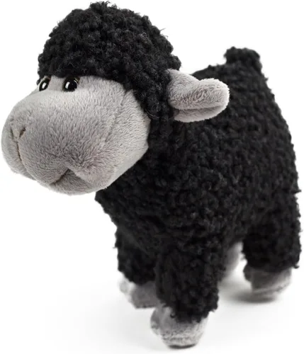 Miniatura 6 de Peluche de cordero de oveja, suave y lindo juguete de peluche de cordero negro, juguetes de peluche de ovejas para niños, regalos para niños