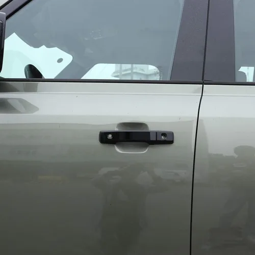 Miniatura 5 de ABS Car Exterior Door Grab Manijas Cubierta para Land Rover Defender 110 2020 Accesorios de coche (negro)