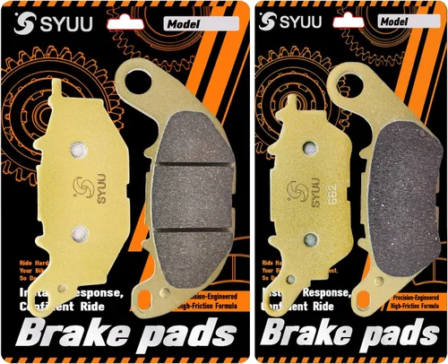 S SYUU Juego de pastillas de freno delantero y trasero de alto rendimiento compatible con YAMAHA YZF-R3 YZFR3 YZF R3 321cc 2015 2016 2017 2018