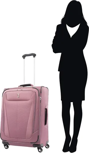 Miniatura 198 de Travelpro Maxlite 5 - Juego de 2 piezas de equipaje de mano de tela, expandibles con 4 ruedas giratorias, bolso blando para debajo del asiento, Negro
