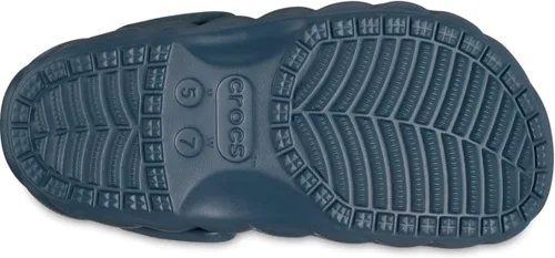 Miniatura 4 de Crocs Zuecos Unisex para Adultos Classic Lined Overpuff y Geometric Fuzzy Azul medianoche