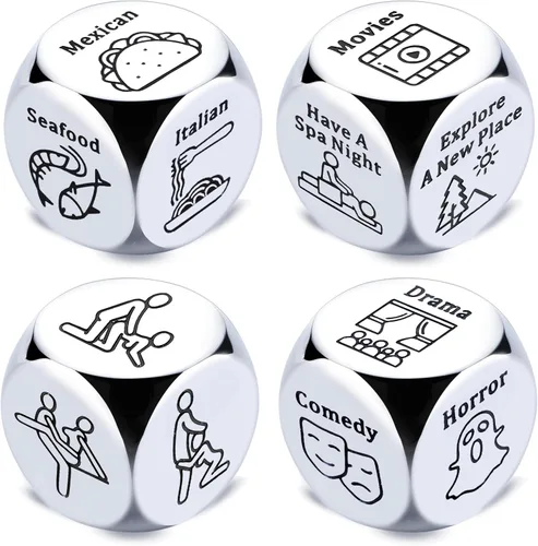 Miniatura 8 de Dados sexuales, regalos de día de San Valentín para novio, ideas románticas para citas, regalos de cumpleaños para esposa, él, regalos de noche