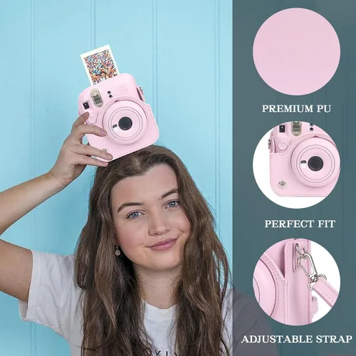 Miniatura 3 de Kit de accesorios para funda Fujifilm Instax Mini 12 para cámara instantánea + álbum para mini película de 3 pulgadas + filtros de color + álbum