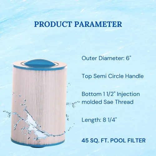 Miniatura 2 de Baleen Filters Filtro de piscina de 45 pies cuadrados que reemplaza a Unicel 6CH-940, Pleatco PWW50P3, Filbur FC-0359-Cartuchos de filtro