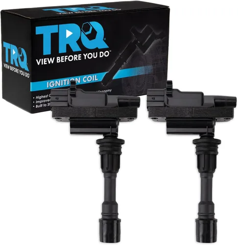 Juego de bobina de encendido TRQ 2 piezas, compatible con Mazda Miata 2001-2005 Reemplazo