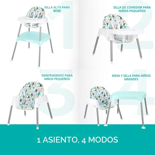 Miniatura 2 de Evenflo 4-in-1 Eat & Grow Silla alta convertible, Poliéster