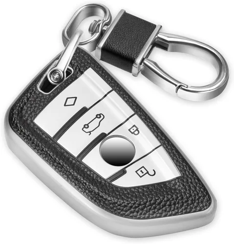 Miniatura 44 de Funda para llavero Jeep con llavero trenzado de diamante de lujo, funda suave mejorada para Wrangler Rubicon Gladiator JL JLU JT Sahara JLU Flip