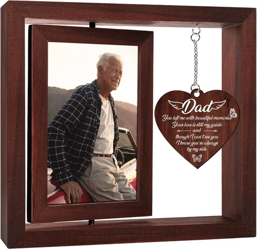 Miniatura 20 de Vetbuosa Regalos conmemorativos para la pérdida del abuelo, marco de fotos de condolencia, regalos de condolencia por pérdida del abuelo, regalo