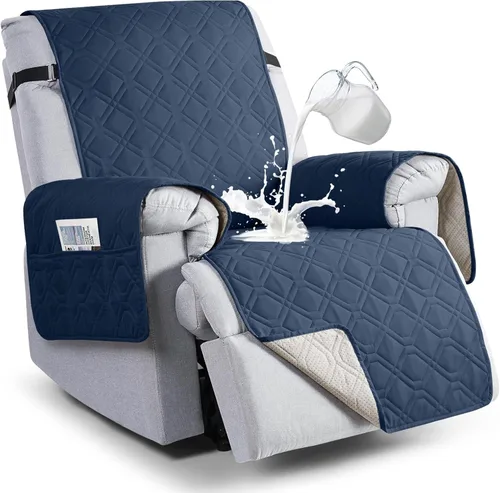 Miniatura 29 de VANSOFY Fundas 100% impermeables para sillas reclinables, funda antideslizante para silla reclinable para perros, protector de muebles, funda