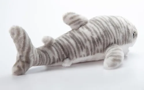 Miniatura 6 de The Petting Zoo Peluche de tiburón tigre, regalos para niños, animales salvajes del océano Onez, juguete de peluche de tiburón de 20 pulgadas