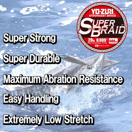 Miniatura 2 de Yo-Zuri YZ-SB-30LB-WH-300YD: Super Trenza Blanca 30Lb 300Yd, Blanco
