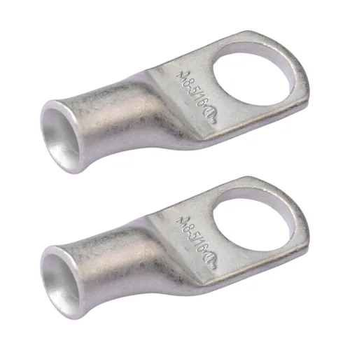 Miniatura 234 de SELTERM 5 piezas terminales de cable de cobre estañado 1/0 AWG perno de 1/2", extremos de cable de batería, terminales de anillo, conectores