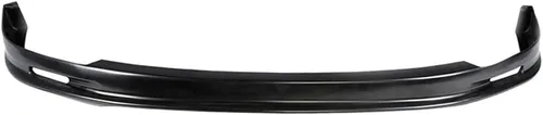 Miniatura 2 de Compatible con/Reemplazo para Labio de Parachoques Delantero, Spoiler de Labio Delantero PU Estilo MU Negro, Se Ajusta a Honda Civic Coupe Hatchback