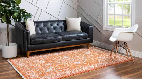 Miniatura 15 de Unique Loom Diseño tradicional clásico intrincado con detalles vintage envejecidos, alfombra de área, 3 pies 3 pulgadas x 5 pies 3 pulgadas, gris