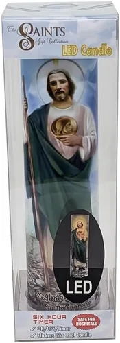 Miniatura 5 de Vela LED de oración de devoción sin llama Saint Jude
