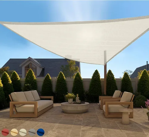 Miniatura 42 de GORILLA GRIP Toldo rectangular resistente con protección UV, resistente a la decoloración, desgarros y al óxido, bordes curvos que bloquean la luz