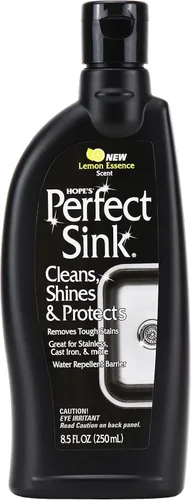 Miniatura 12 de HOPE'S Limpiador y Pulidor Perfecto para Fregaderos, Restaurador, Repelente al Agua, Elimina Manchas, Ideal para Acero Inoxidable Cepillado, Hierro