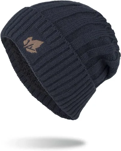 Miniatura 4 de Gorro de punto para hombre, gorro de invierno cálido Skullies para ciclismo al aire libre