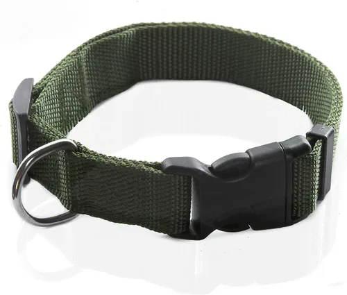 Miniatura 7 de SALO Collar de nailon para perro, collares ajustables para perros medianos y grandes, 1 pulgada de ancho