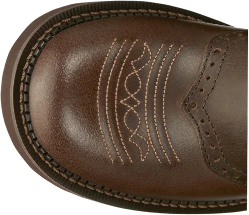 Miniatura 4 de Justin Boots Mujeres Gemma 8" Punta Redonda Casual Botas Mid Becerro Tacón Bajo 1-2" - Marrón