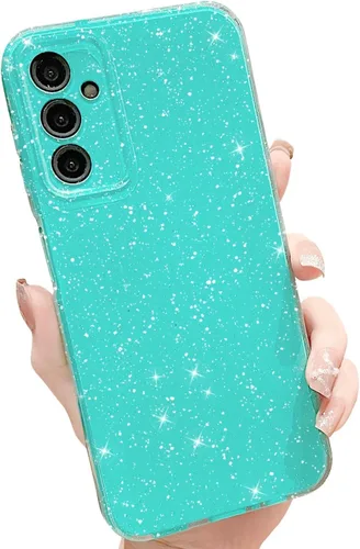 Miniatura 42 de MINSCOSE Funda compatible con Samsung Galaxy A14 5G, bonita funda delgada con purpurina fina, a prueba de golpes, de TPU para mujeres y niñas