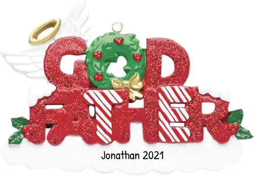 Miniatura 18 de Adorno de Navidad familiar personalizado – Adorno de papá, adornos personalizados para papá 2025, regalo personalizado para papá nuevo para árbol