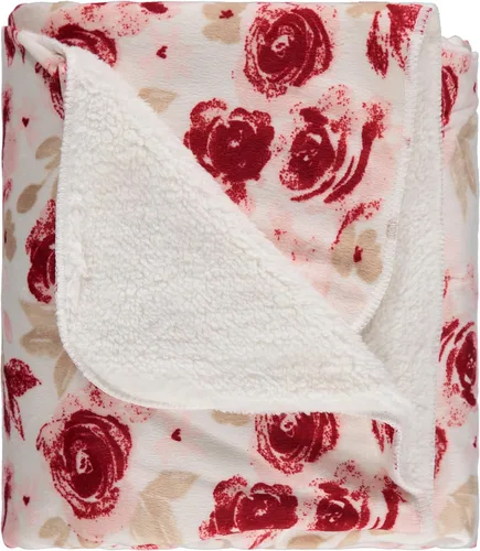 Miniatura 2 de Baby Gear Manta suave de bebé para niña, manta de felpa recién nacida para bebé 30x40 con estampado de flores