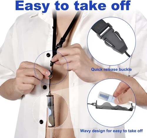 Miniatura 3 de Soporte de catéter de diálisis peritoneal para Baxter con cordones ajustables para catéter PD y accesorios de diálisis peritoneal para protección