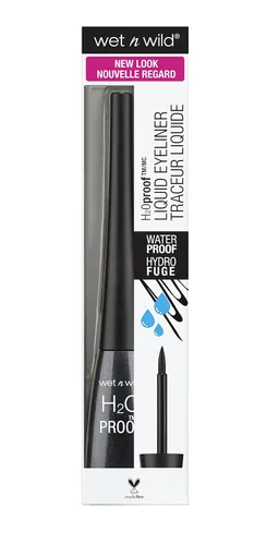 Miniatura 3 de wet n wild Delineador de ojos líquido a prueba de H2O, impermeable y a prueba de manchas, definición de larga duración, aplicador de pincel preciso