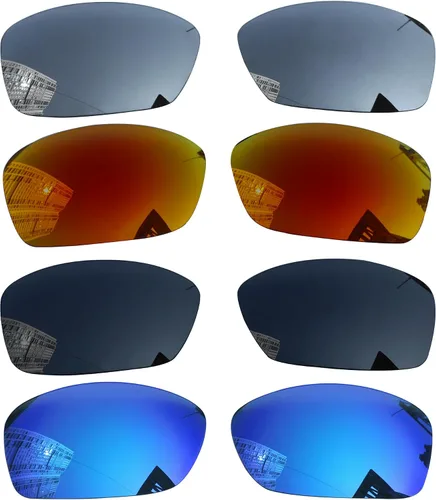 Acefrog 4 pares de lentes polarizados de repuesto para gafas de sol Oakley Hijinx, ajuste perfecto, inastillables, antiarañazos, paquete económico