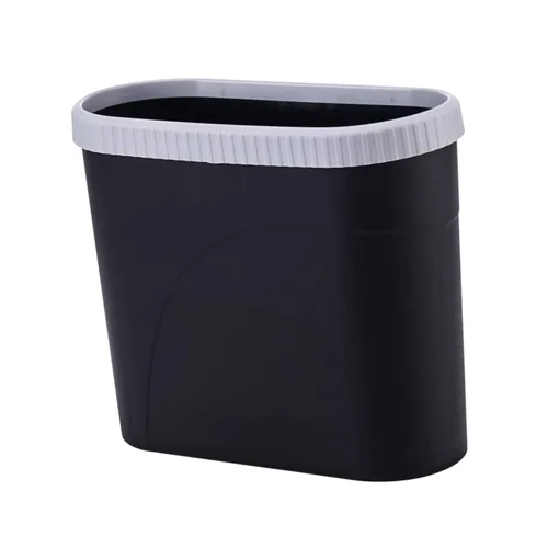 STOBAZA Elegante cubo de basura para cocina, baño, hogar, tapa de basura, cubo de basura, organizador de basura