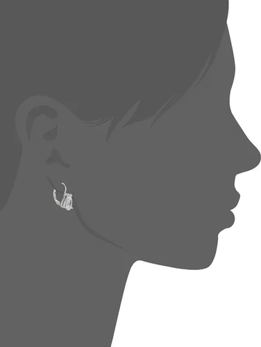 Miniatura 3 de Tienda Collection Sterling Silver or Gold Plated Sterling Silver Pear Cut Cubic Zirconia Leverback Earrings