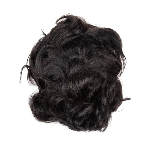 Miniatura 4 de Tupé de cabello humano para hombres con base de encaje francés y cabello ondulado natural virgen negro para hombre, peluca de pelo tipo tupé
