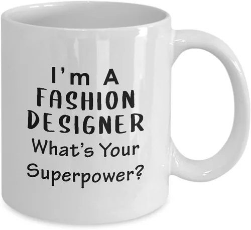 Miniatura 2 de Im a Fashion Designer Coffee Mug Tea Cup - Whats Your Superpower - Gifts for Textile Artist Designing Clothing Stylist Industry Funny Cute Gag