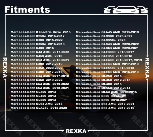 Miniatura 3 de Rexka 30 piezas de clip de retención de moldura para portón elevador compatible con Mercedes-Benz 0009970133 A217 C205 C209 S203 S205 S213 W156 W166
