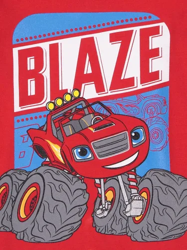 Miniatura 6 de Nickelodeon Blaze and the Monster Machines - Conjunto de camiseta y pantalones cortos para niños grandes