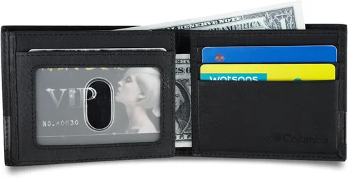 Miniatura 63 de Columbia Billetera plegable para hombre, múltiples ranuras para tarjetas, ventana de identificación