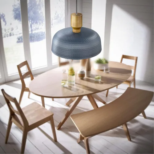 Miniatura 7 de Darkaway Accesorios de Lámparas Colgantes de Techo con Pantalla de Metal Martillado, Lámpara Colgante Moderna para Iluminación de Isla de Cocina